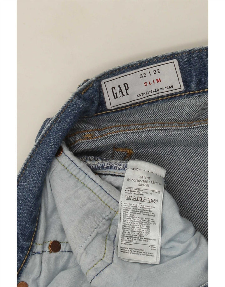 Gap Γυναικείο Slim Jeans W38 L32 Μπλε βαμβακερό