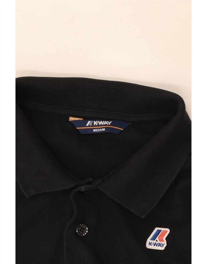 K-Way Ανδρικό Πόλο Μπλουζάκι Μεσαίο Μαύρο
