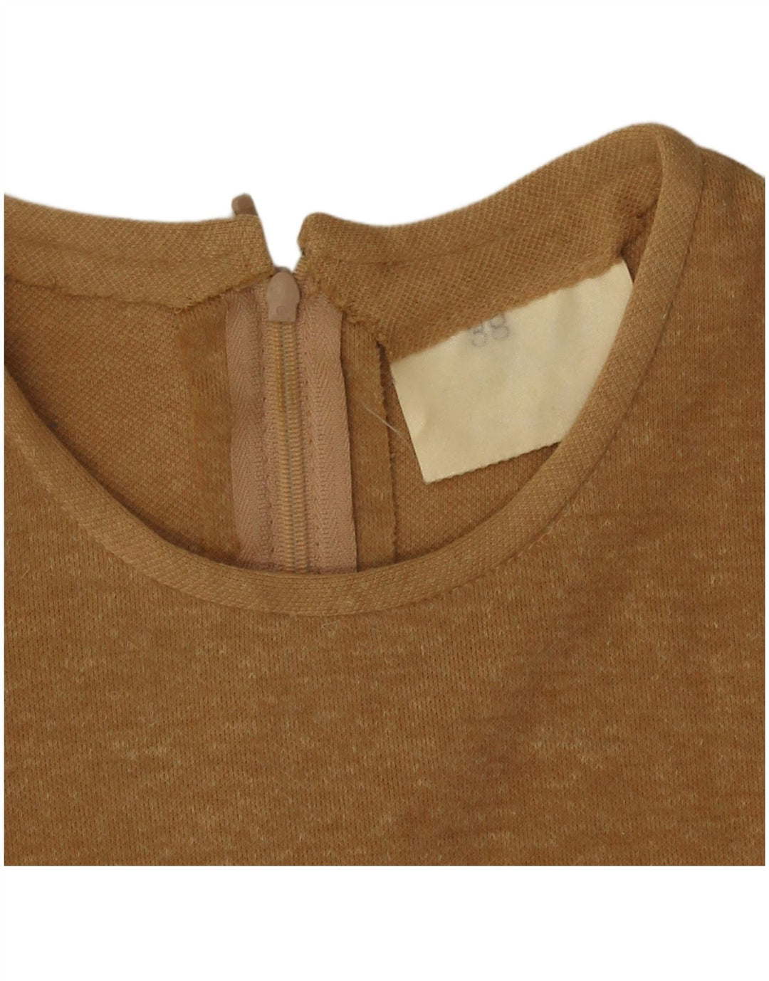 Vintage Γυναικείο Φόρεμα A-Line IT 38 XS Beige Polyester