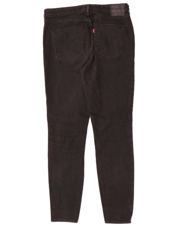 Levi's Mens 721 High Rise Skinny Jeans W31 L32 Μαύρο βαμβακερό