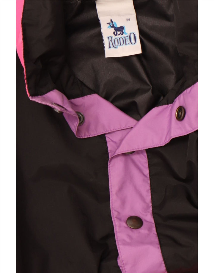 Ανδρικό μπουφάν RODEO Anorak UK 36 Small Black Colorblock Nylon
