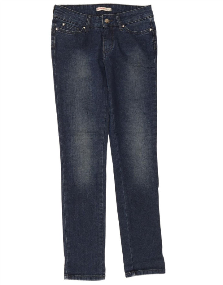 LIU JO Womens Slim Jeans W27 L31 Navy Blue Cotton
