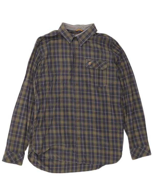Ανδρικό πουκάμισο Timberland Earthkeepers Slim Fit Flannel XL Khaki