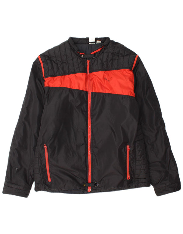 Ανδρικό μπουφάν PUMA με επένδυση UK 38 Medium Black Colourblock