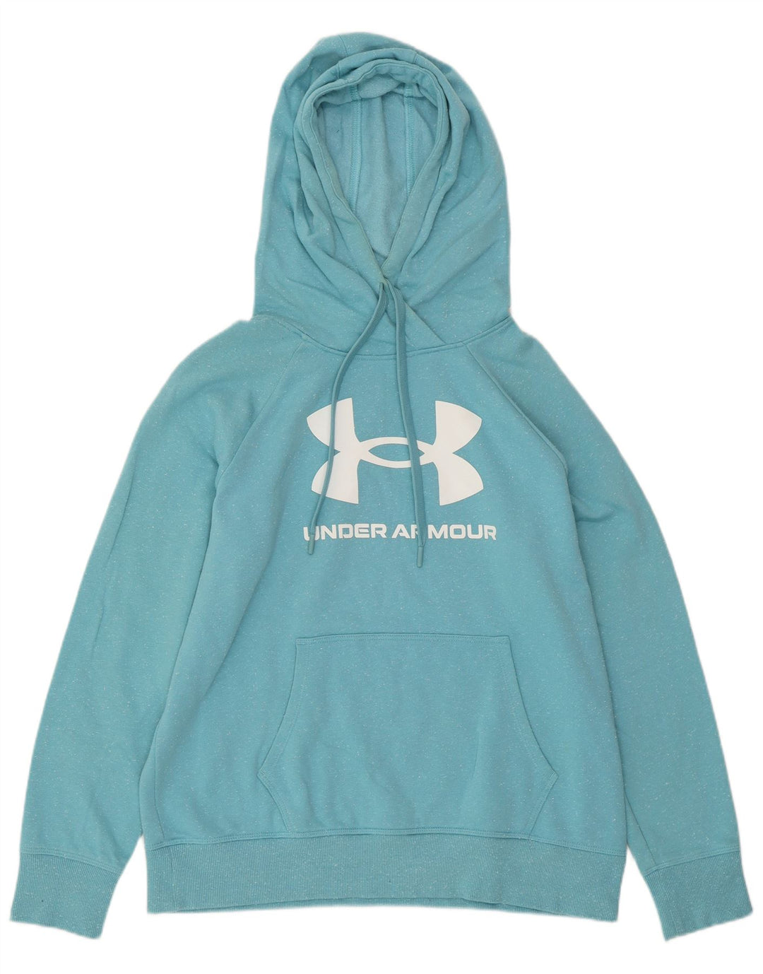 UNDER ARMOR Γυναικείο Hoodie Jumper UK 14 Medium Blue Flecked