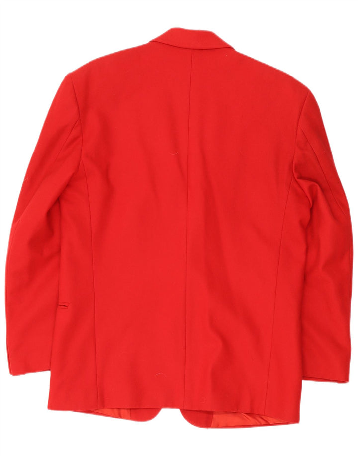 Pit Stop Ανδρικό μπουφάν 2 κουμπιών Blazer IT 48 Μεσαίο κόκκινο μαλλί