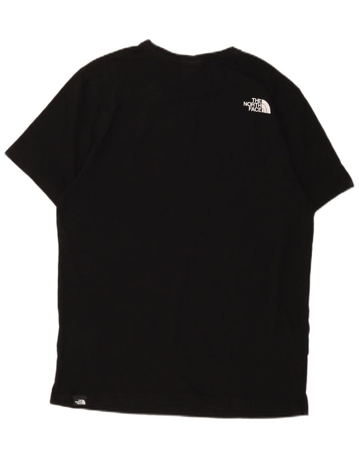 Ανδρικό γραφικό T-Shirt North Face Top Μεσαίο μαύρο βαμβακερό