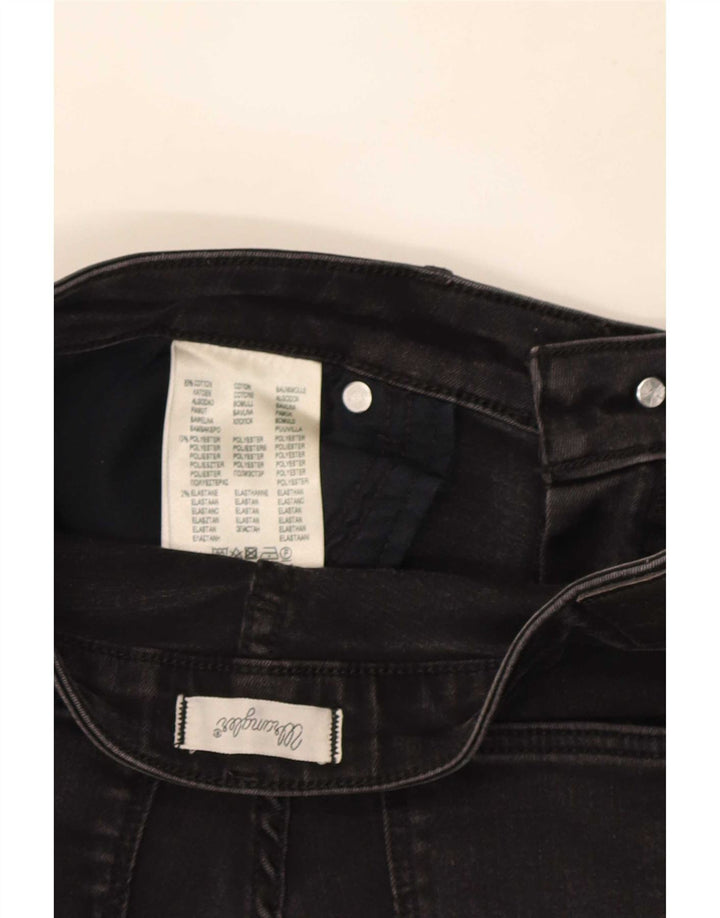 Γυναικείο ίσιο τζιν Wrangler W32 L32 μαύρο βαμβακερό
