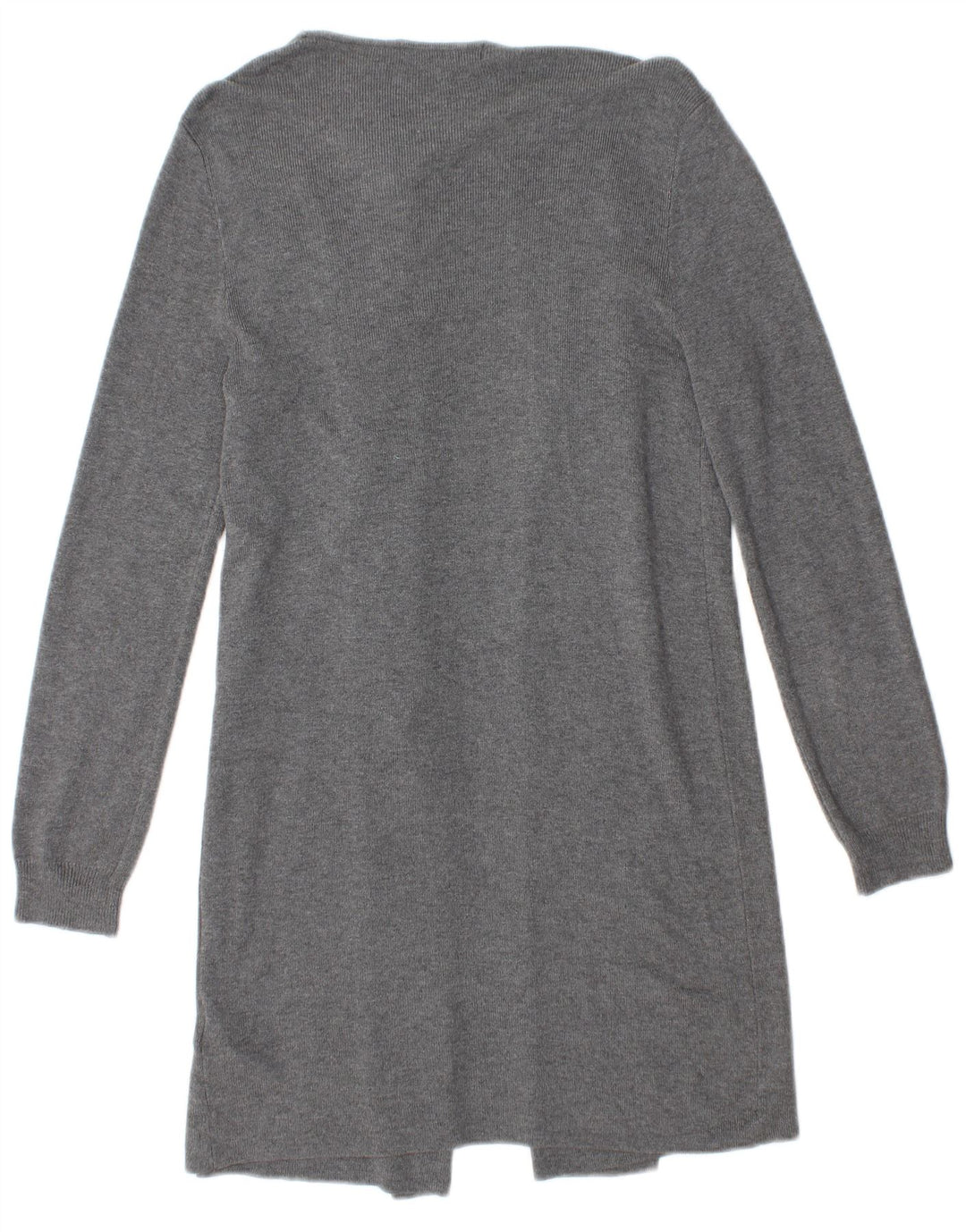 Marks & Spencer Γυναικείο Longline ανοιχτό πουλόβερ ζακέτα UK 10 Small Grey
