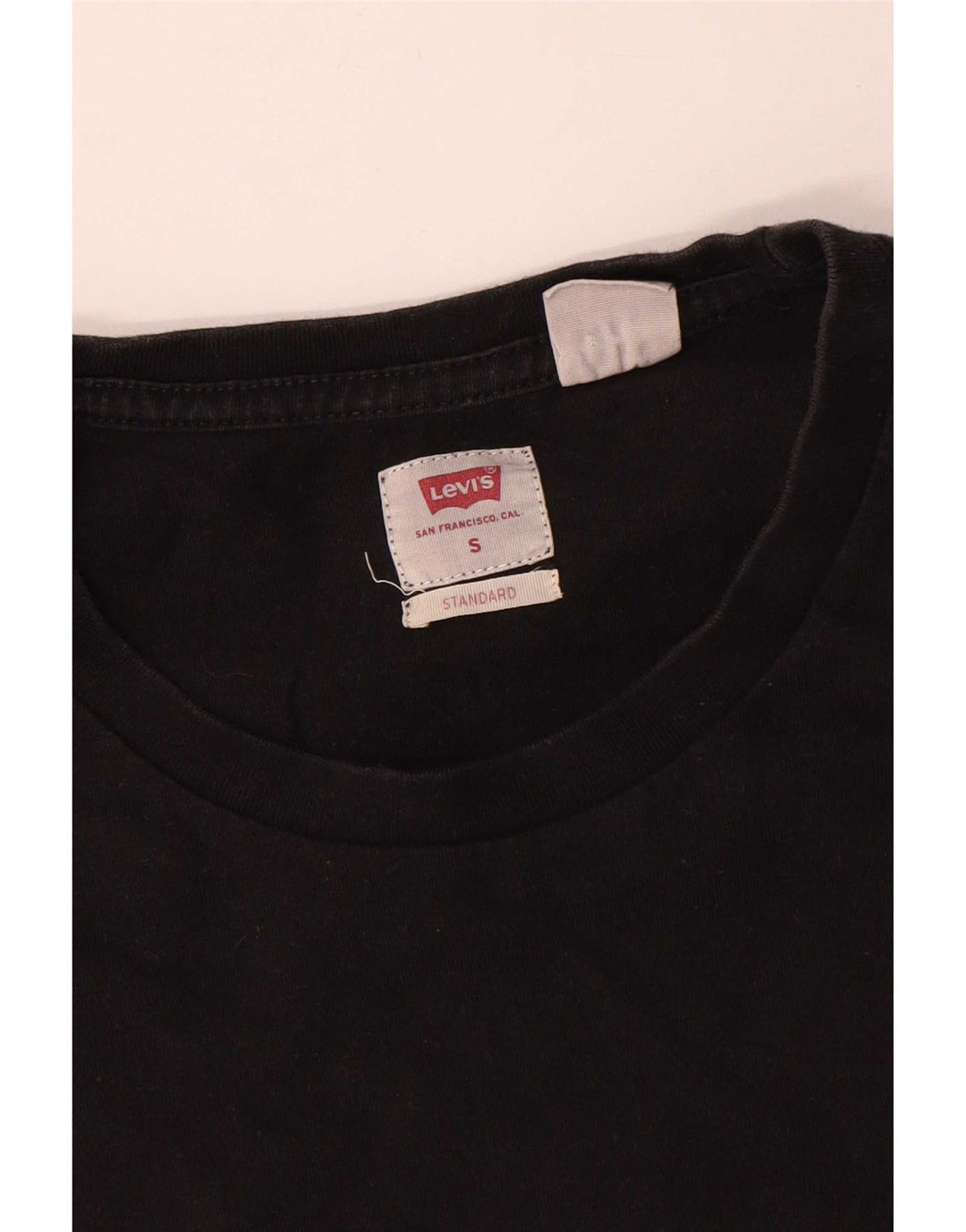 Ανδρικό μπλουζάκι Levi's Standard Fit Top Μικρό μαύρο βαμβακερό