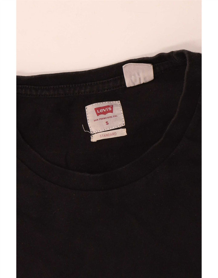 Ανδρικό μπλουζάκι Levi's Standard Fit Top Μικρό μαύρο βαμβακερό