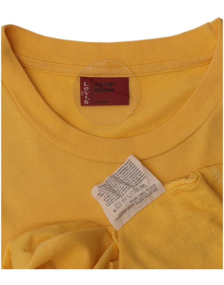 Ανδρικό γραφικό T-Shirt Levi's Top Μεσαίο κίτρινο βαμβακερό
