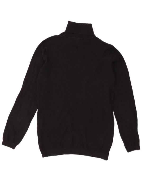 Zara Girls Roll Neck Jumper πουλόβερ 13-14 ετών Μαύρο βαμβακερό