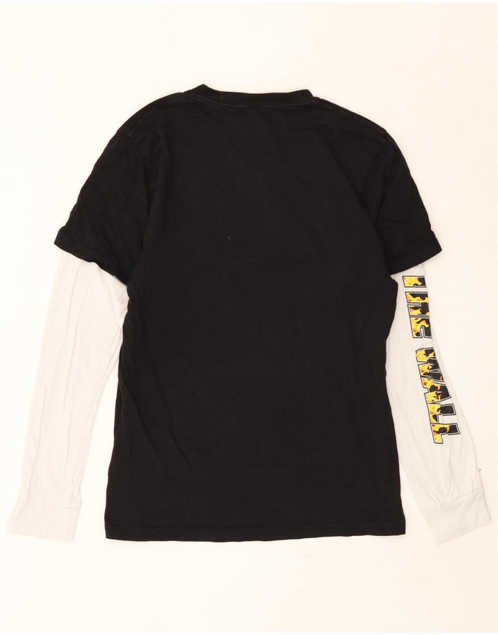 VANS Boys Graphic Top μακριά μανίκια 13-14 ετών XL μαύρο χρώμα