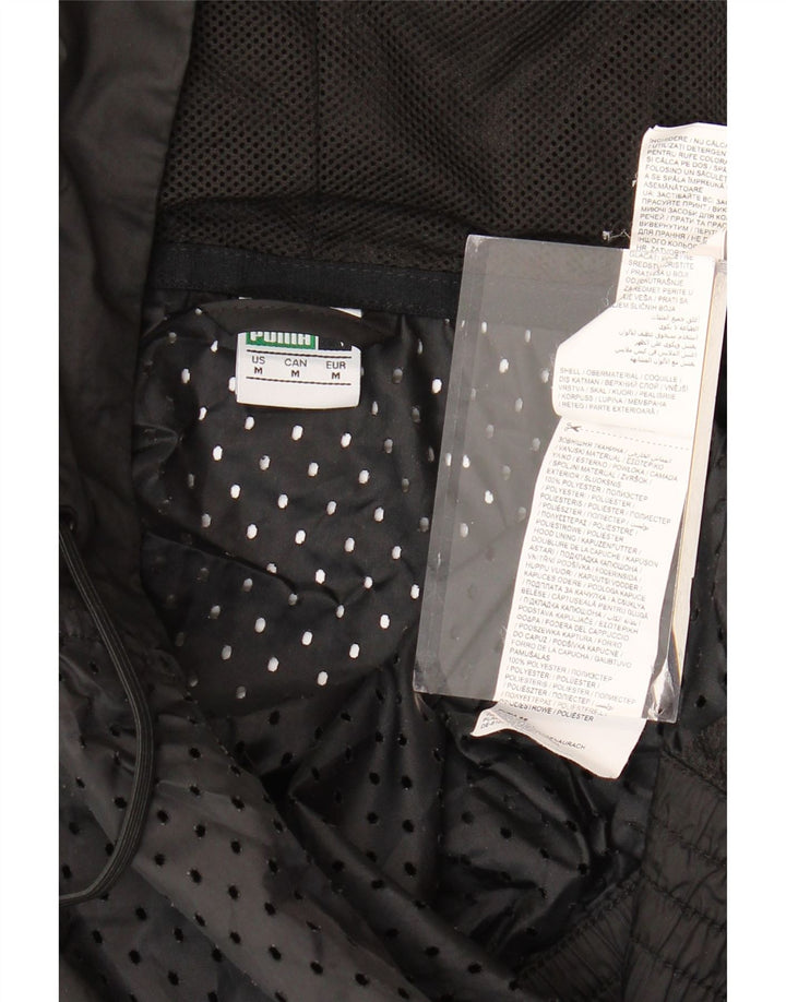 Ανδρική αθλητική φόρμα με κουκούλα PUMA Top Jacket μεσαίο μαύρο πολυεστέρα