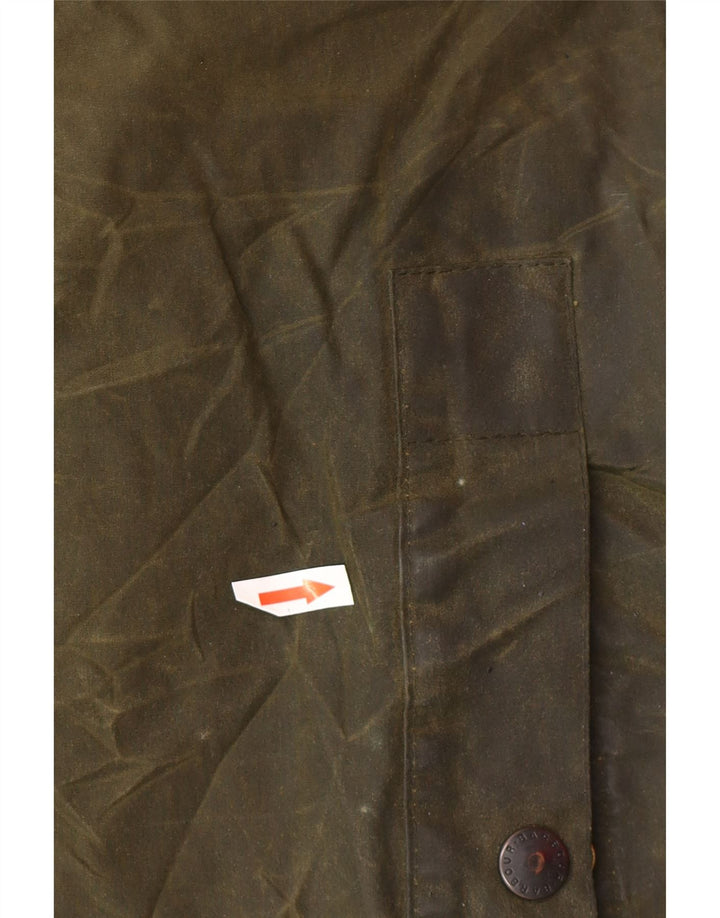 Ανδρικό κερωμένο βαμβακερό μπουφάν Barbour UK 46 3XL Χακί βαμβακερό