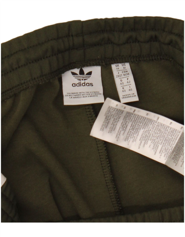 Γυναικεία φόρμα ADIDAS Παντελόνι UK 14 Medium Khaki Polyester