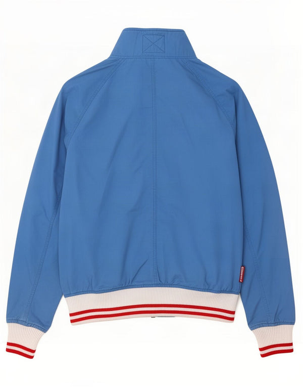 Ανδρικό μπουφάν Superdry UK 38 Medium Blue Colourblock Βαμβακερό