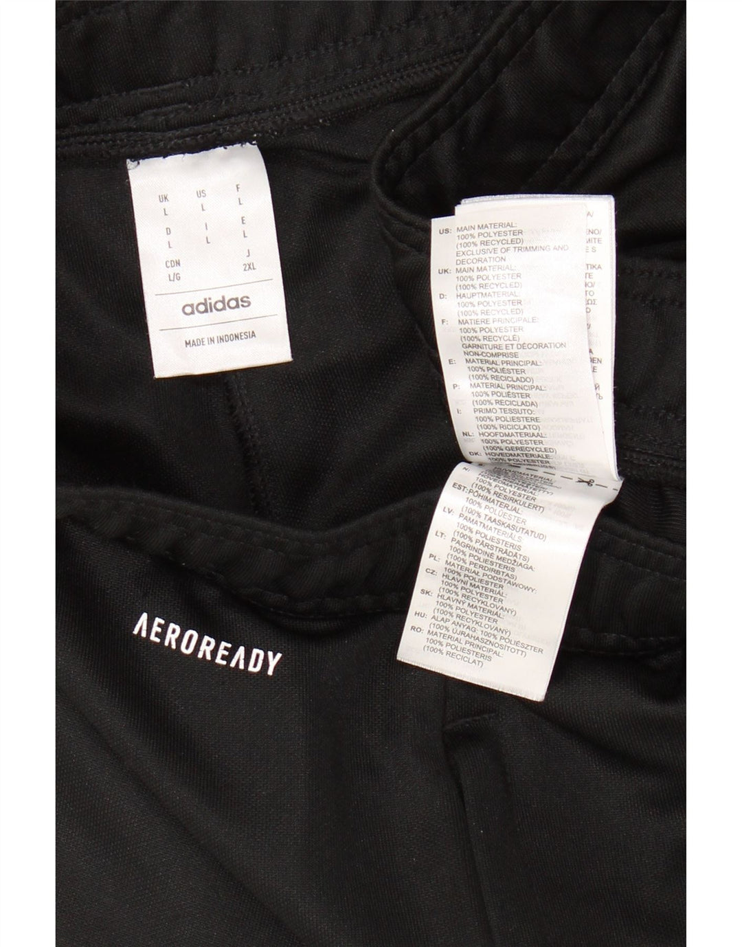 Ανδρικές φόρμες ADIDAS Aeroready Παντελόνια Μαύρο Πολυεστέρας