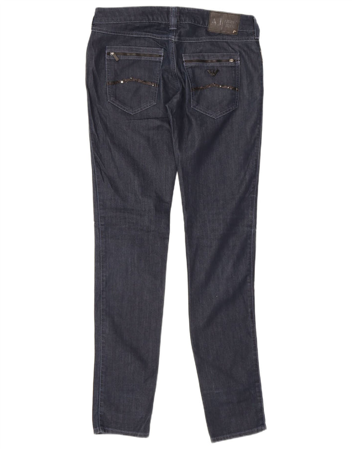 Armani Γυναικείο Slim Jeans W30 L33 Navy Blue Cotton