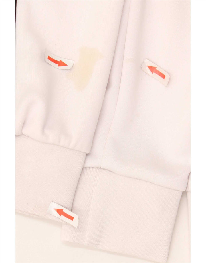 Ανδρική φόρμα γραφική Fila Top Jacket μεσαίου λευκού χρώματος πολυεστέρας