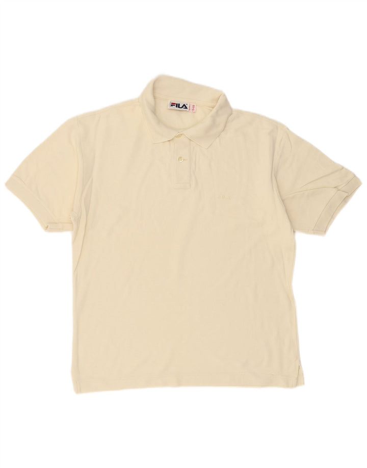 Ανδρικό πουκάμισο πόλο FILA IT 48 Medium Beige