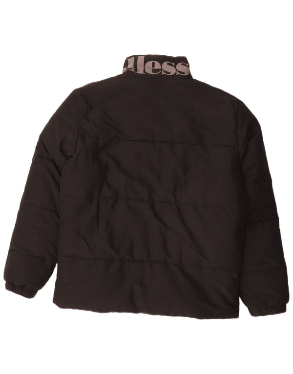 Ellesse Ανδρικό Γραφικό Μπουφάν UK 40 Large Μαύρο Πολυεστέρας