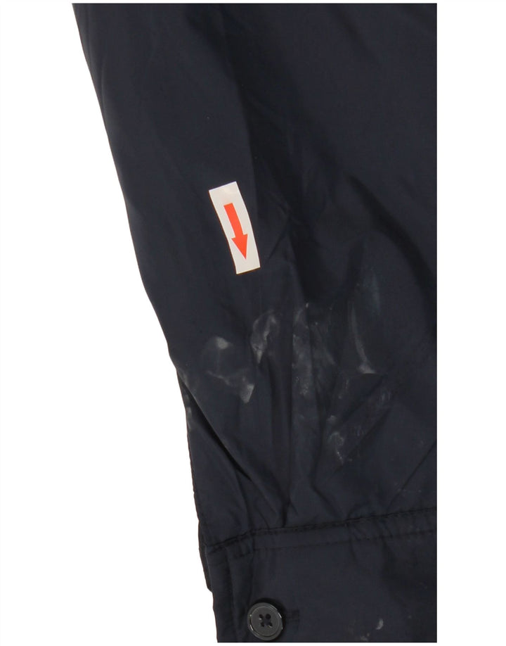 Zara Ανδρικό τζάκετ αντιανεμικό UK 42 XL Navy Blue Polyester