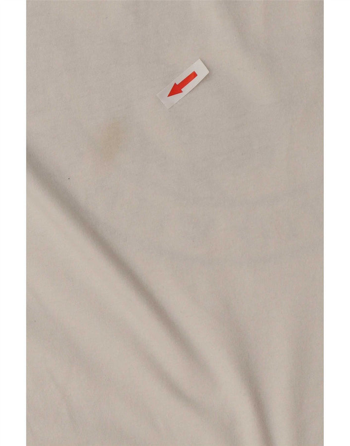 True Religion Ανδρικό γραφικό T-Shirt Top XL Λευκό βαμβακερό
