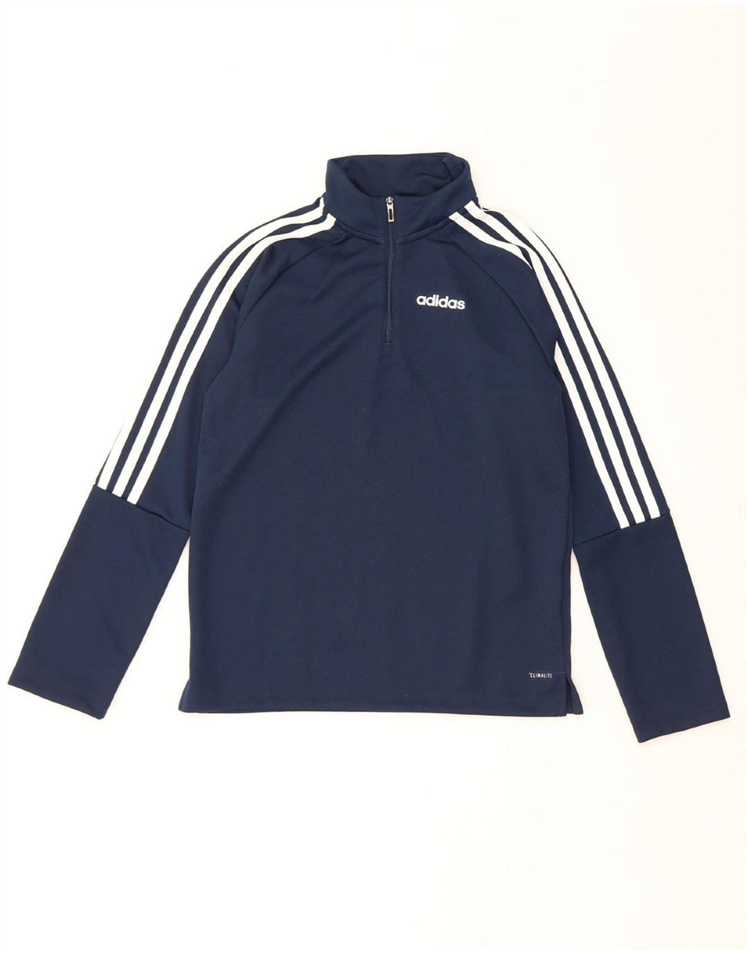 ADIDAS Boys Climalite πουλόβερ αθλητική φόρμα 11-12 ετών Navy Blue
