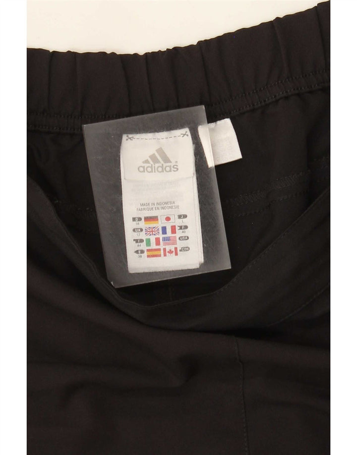 Γυναικείο αθλητικό σορτς Adidas UK 12 μεσαίο μαύρο πολυεστέρα