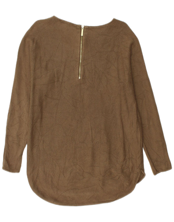 Michael Kors Γυναικείο πουλόβερ Longline Boat Neck Jumper UK 14 Medium Khaki