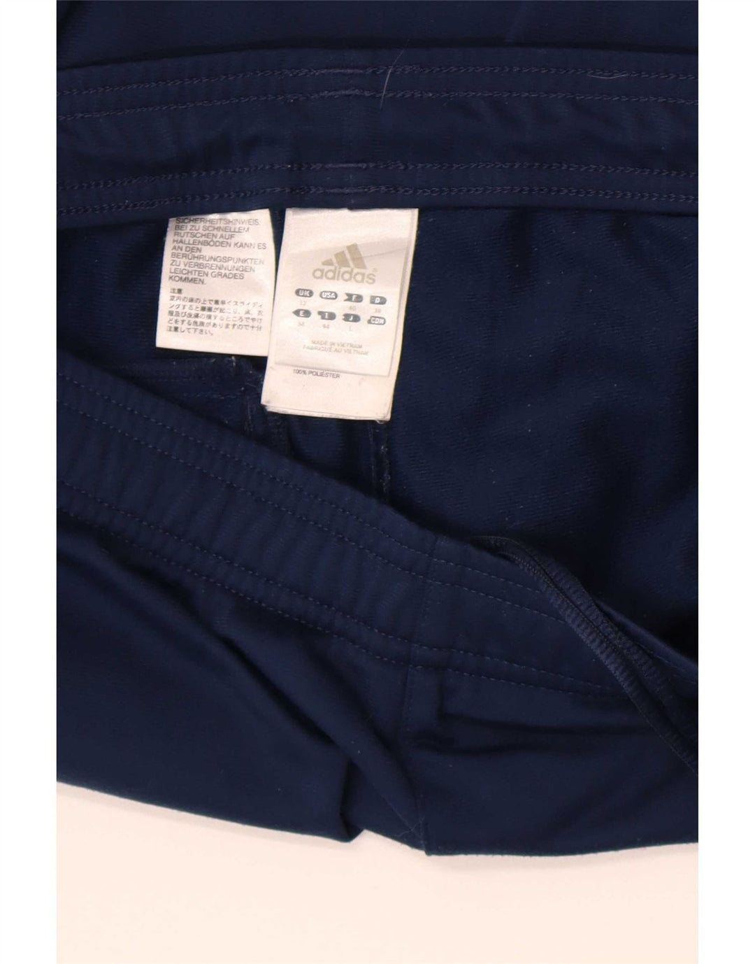 Γυναικεία αθλητική φόρμα Adidas Παντελόνι UK 12 Medium Blue Polyester