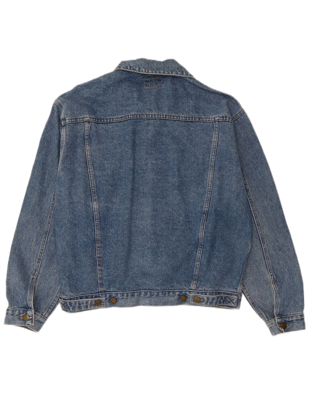 Stefanel Ανδρικό Τζιν Μπουφάν UK 36 Small Blue Cotton