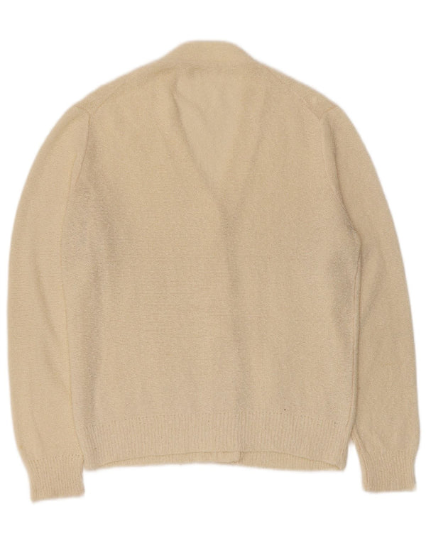 Vintage Γυναικεία Ζακέτα UK 14 Medium Beige