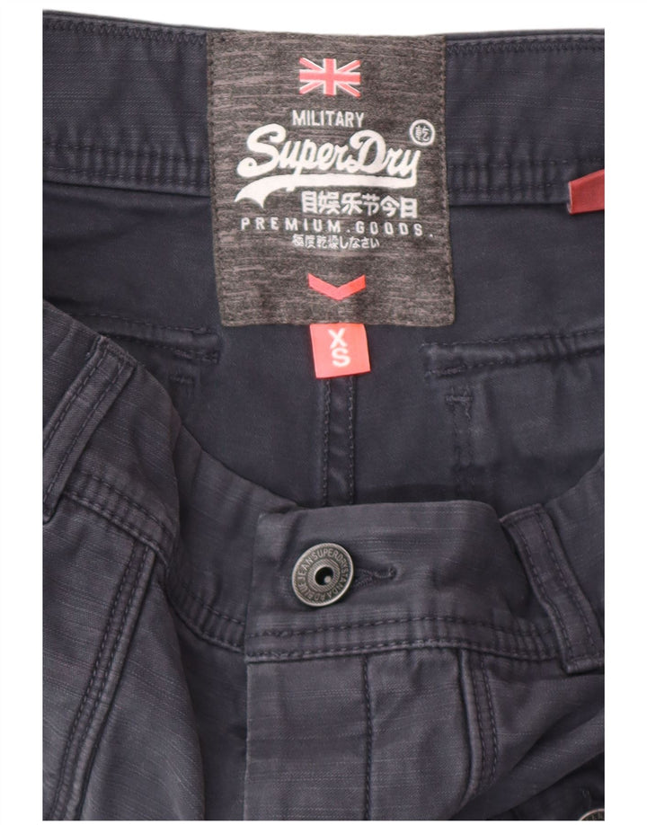 Superdry Γυναικείο Σορτς Cargo XS W28 Μαύρο βαμβακερό