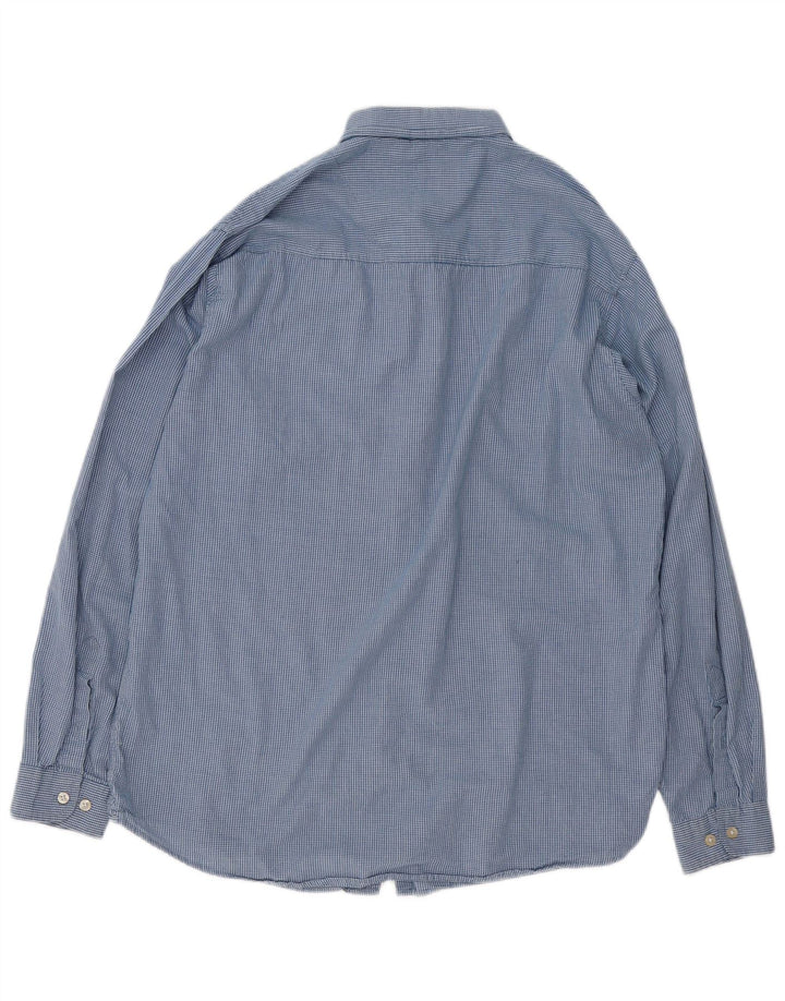 Ανδρικό πουκάμισο Levi's XL Blue Gingham Cotton