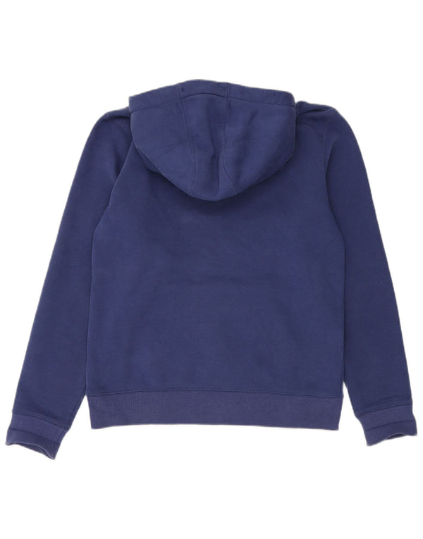 Γυναικείο Animal Graphic Hoodie Jumper UK 14 Large μπλε βαμβακερό