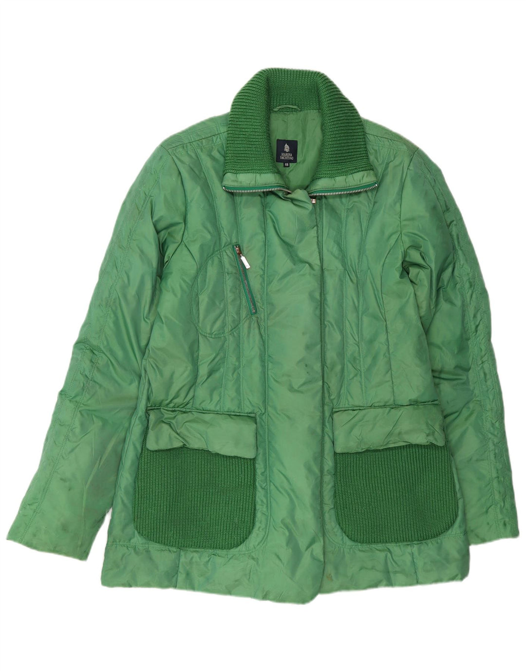 Marina Yachting Γυναικείο μπουφάν με επένδυση IT 48 XL Green Polyamide