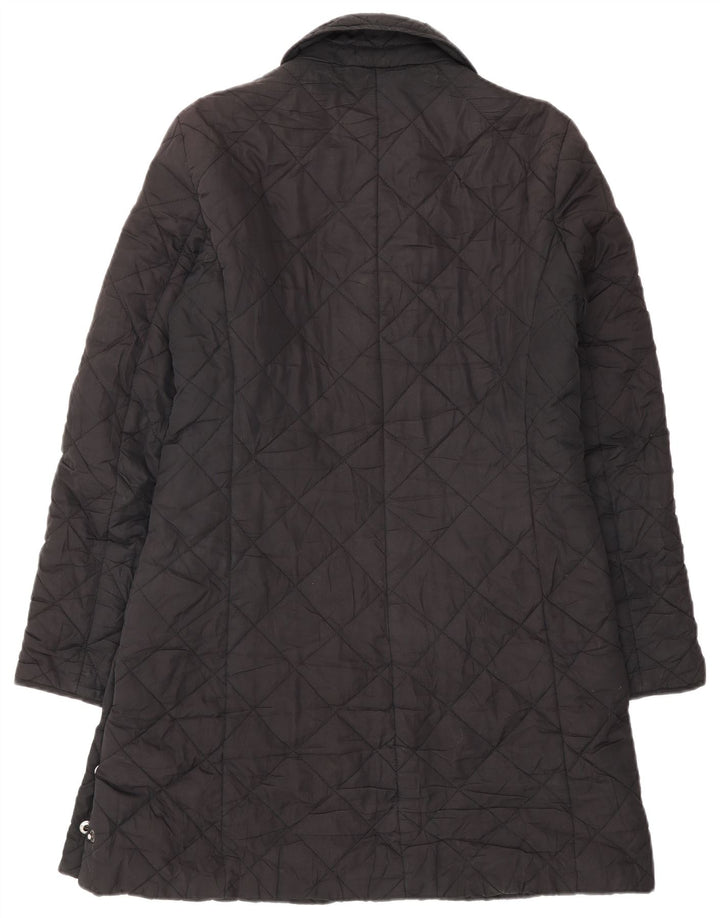 Zara Γυναικείο Καπιτονέ Πανωφόρι UK 16 Large Μαύρο