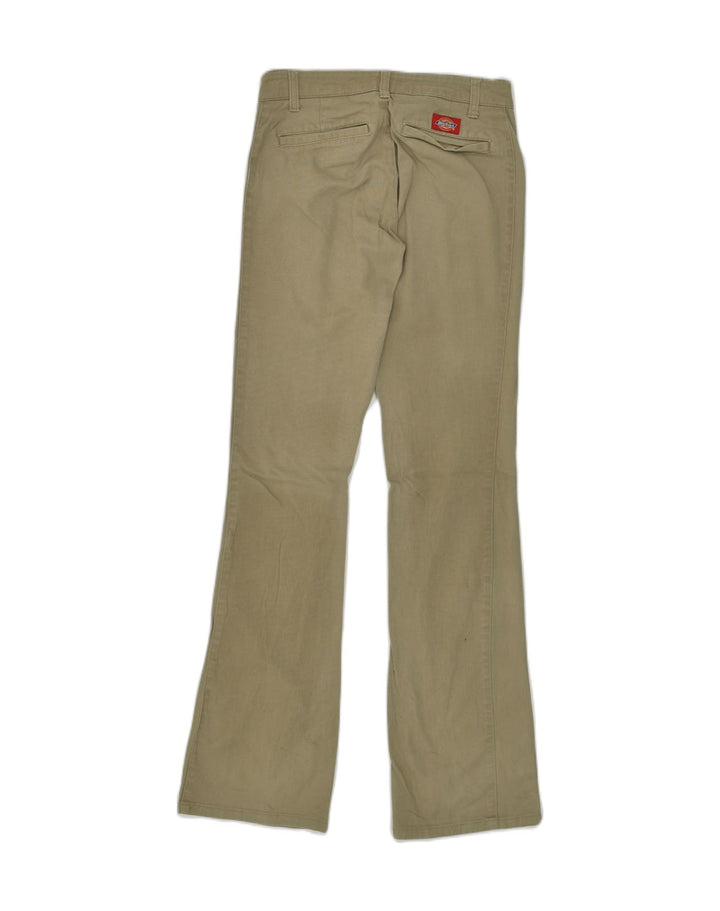 DICKIES Womens Bootcut Casual Trousers W28 L31 Khaki Cotton | Vintage Dickies | Thrift | Second-Hand Dickies | Used Clothing | Messina Hembry 