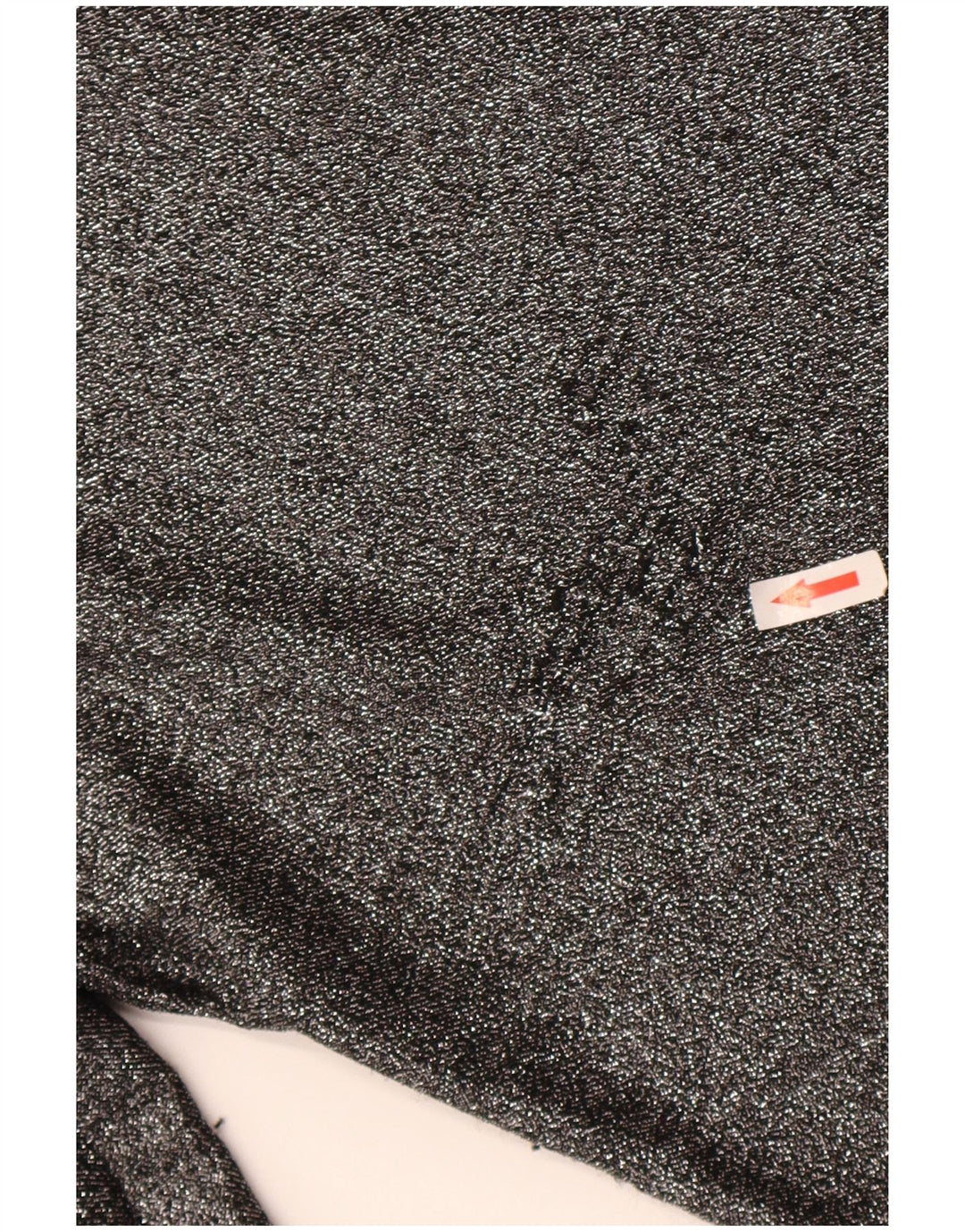 Zara Γυναικείο τοπ μακρυμάνικο UK 10 Small Silver Polyamide
