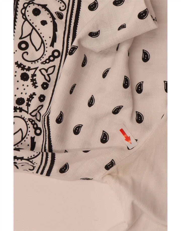 Γυναικεία μπλούζα ZARA Top UK 14 Medium White Paisley