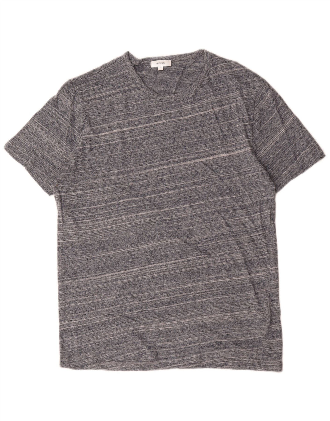 Ανδρικό T-Shirt Reiss Top Βαμβακερό μεσαίο γκρι ριγέ