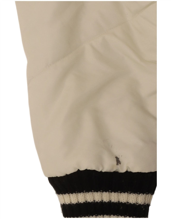 Γυναικείο μπουφάν ARIZONA UK 14 Large Off White Colorblock Πολυαμίδιο