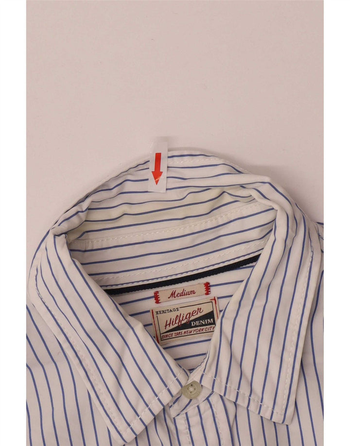 Ανδρικό πουκάμισο Tommy Hilfiger Regular Fit Βαμβακερό μεσαίο μπλε ριγέ