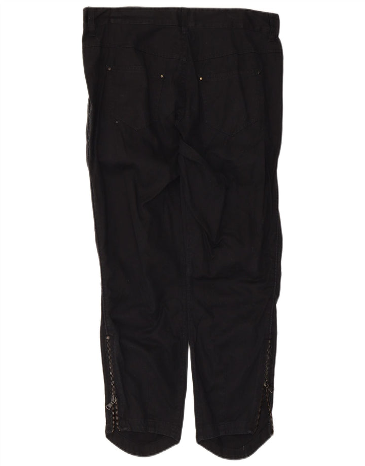 Diesel Γυναικείο Cropped Παντελόνι W32 L25 Μαύρο Βαμβακερό