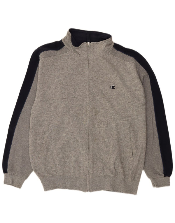 Ανδρική αθλητική φόρμα Champion Top Jacket μεγάλο γκρι χρώμα, βαμβακερό