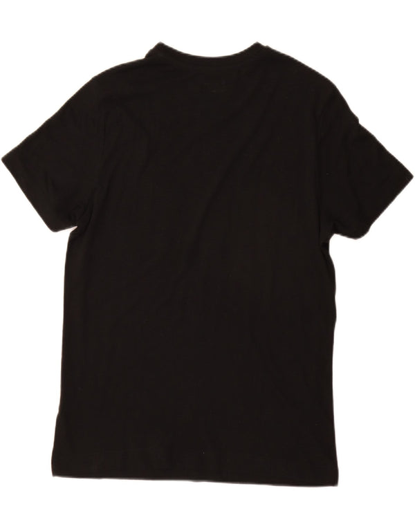 Γυναικείο γραφικό T-Shirt LOTTO Top UK 10 Small Black Polyester