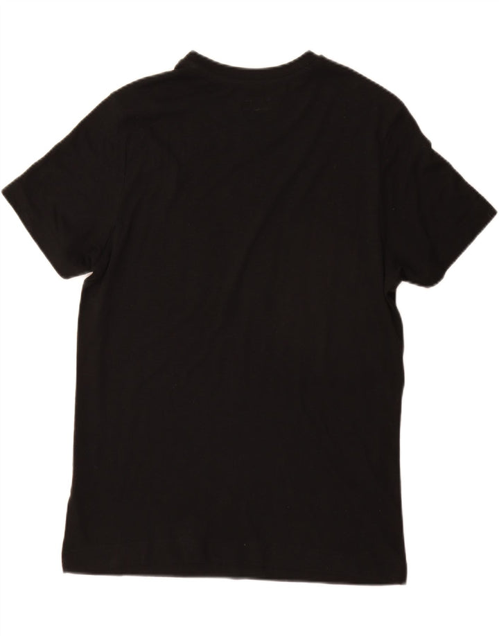 Γυναικείο γραφικό T-Shirt LOTTO Top UK 10 Small Black Polyester